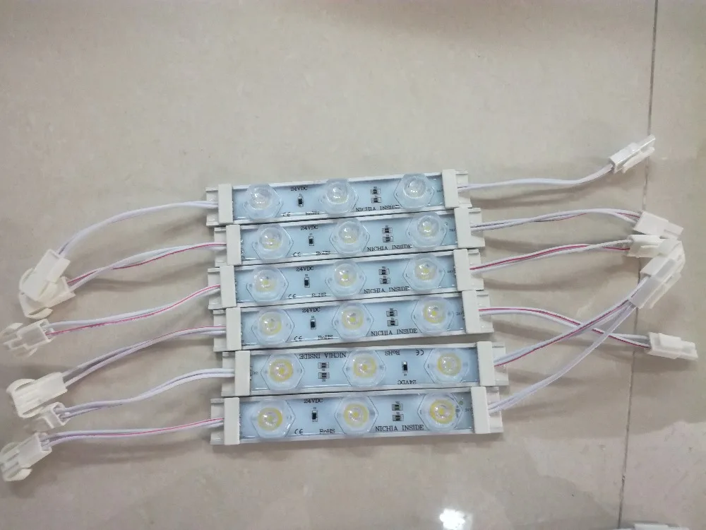 500pcs/lot CE ROHS,24v 3.6w 3leds Nichia Led Light Bar for light box whose depth is 80~120mm
500pcs/lot CE ROHS,24v 3.6w 3leds Nichia Led Light Bar for light box whose depth is 80~120mm