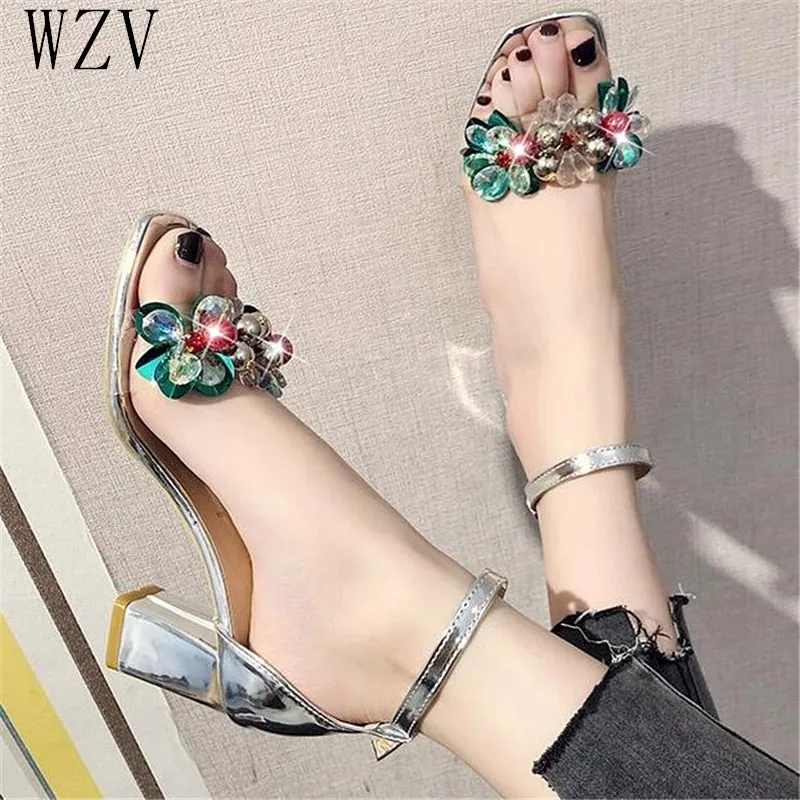 2019 Women Sandals Open Toe Bling Crystal String Bead High Heels Shoes Wedding Party Sandals Square Heel Sandals Red Green
2019 Women Sandals Open Toe Bling Crystal String Bead High Heels Shoes Wedding Party Sandals Square Heel Sandals Red Green