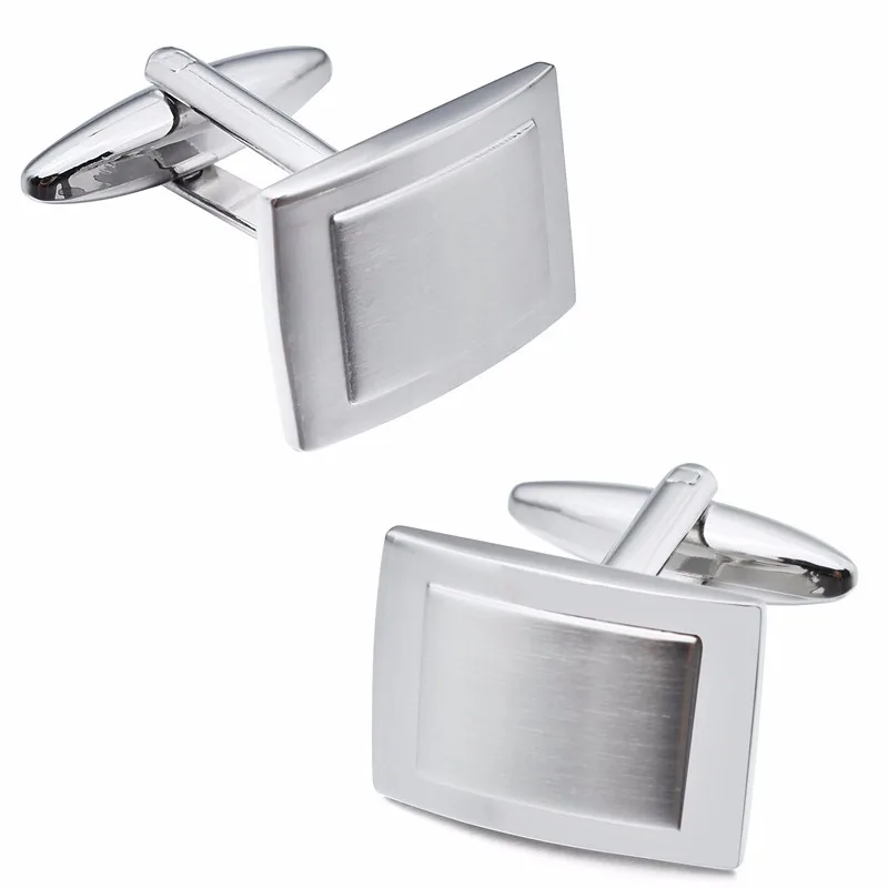 HAWSON Fashion Jewelry Brand Cuff links High Quality Silver Cufflinks Blank Simple Men Accessory for Business
HAWSON Fashion Jewelry Brand Cuff links High Quality Silver Cufflinks Blank Simple Men Accessory for Business