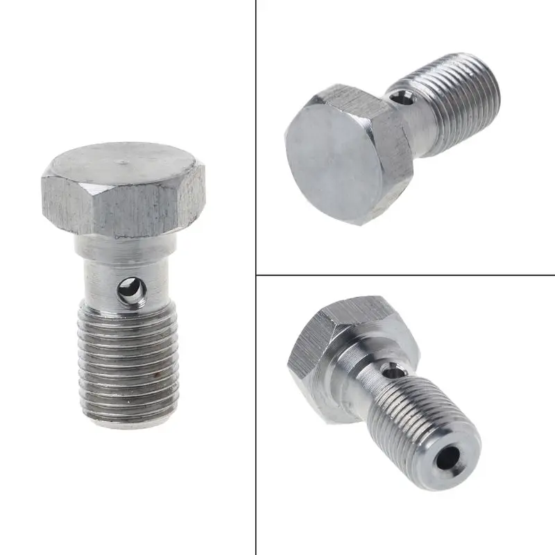 New 3/8x24 UNF AN-3 JIC Stainless Steel Bolt 20mm Long Brake Hose Fitting Eye qiang
New 3/8x24 UNF AN-3 JIC Stainless Steel Bolt 20mm Long Brake Hose Fitting Eye qiang