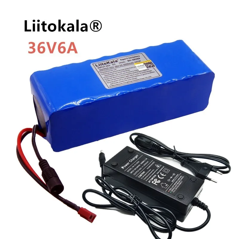 HK LiitoKala 36V6ah 500 W 18650 Lithium battery 36V8AH Electric motorcycle battery with PVC case for electric bike 42 V 2A char
HK LiitoKala 36V6ah 500 W 18650 Lithium battery 36V8AH Electric motorcycle battery with PVC case for electric bike 42 V 2A char