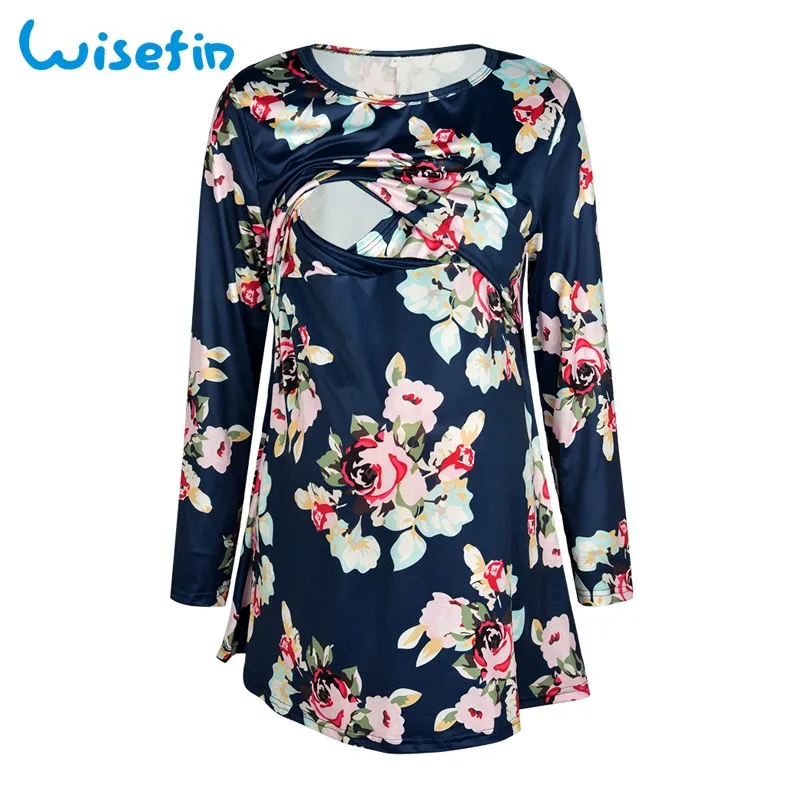 Wisefin Maternity Nursing Clothes Print Breastfeeding Shirt Women Pregnancy Clothes Floral Nursing Tops Pregnant T Shirt Long
Wisefin Maternity Nursing Clothes Print Breastfeeding Shirt Women Pregnancy Clothes Floral Nursing Tops Pregnant T Shirt Long