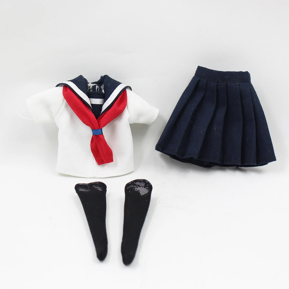 Outfits for Blyth doll A set of school ubiform including the socks for the 12 inch doll cosplay dressing 1/6 BJD
Outfits for Blyth doll A set of school ubiform including the socks for the 12 inch doll cosplay dressing 1/6 BJD