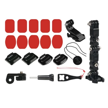 PULUZ Cycling Helmet Adhesive Multi-Joint Arm Fixed Mount Set w/h J-Hook Buckle Mount &Adapter&Screw For GoPro HERO7/6/5,Xiaoyi
PULUZ Cycling Helmet Adhesive Multi-Joint Arm Fixed Mount Set w/h J-Hook Buckle Mount &Adapter&Screw For GoPro HERO7/6/5,Xiaoyi