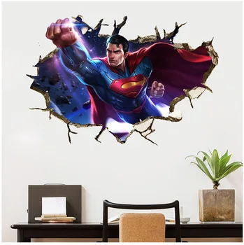 3D superman breakthrough smashed Wall Sticker Decal Decor Poster removable D171
3D superman breakthrough smashed Wall Sticker Decal Decor Poster removable D171