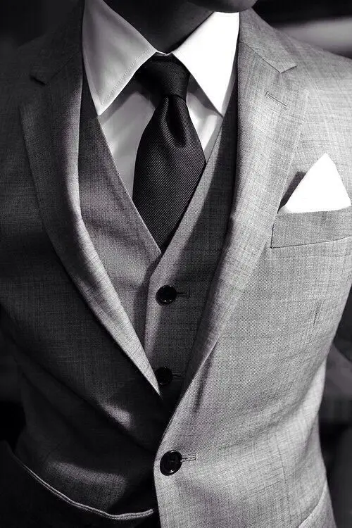 Custom Made Dinner Jacket Grey Street Suit Slim Fit Two Groom Tuxedos/Notch Lapel Groomsmen Men Wedding Suits(jacket+pant+vest)
Custom Made Dinner Jacket Grey Street Suit Slim Fit Two Groom Tuxedos/Notch Lapel Groomsmen Men Wedding Suits(jacket+pant+vest)