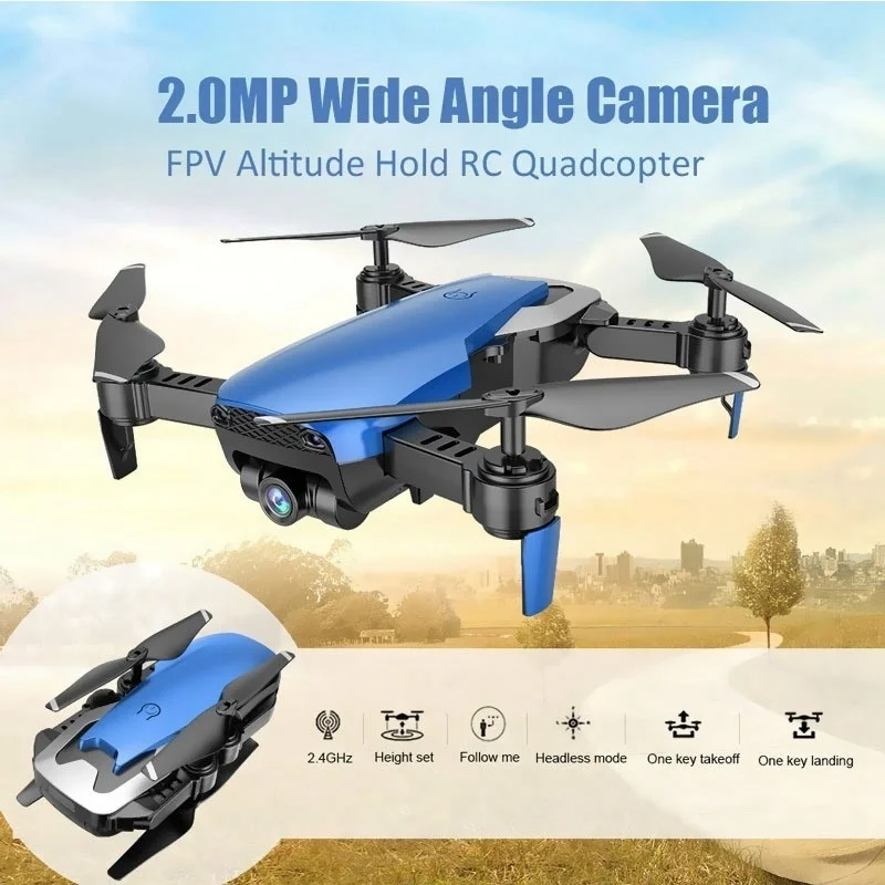 

Headless Mode Quadcopter Remote Control 2.4GHz 4 Axis Gyro HD WIFI Wide Angle Camera RC Drone Folding FPV Drone Aircraft 668-Q1W