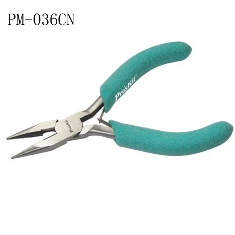 Free Shipping Pro'skit PM-036CN Long Needle Nose Plier Side Cutter Precision Pliers Tool Electrician Repair Tools Cable Cutting
Free Shipping Pro'skit PM-036CN Long Needle Nose Plier Side Cutter Precision Pliers Tool Electrician Repair Tools Cable Cutting