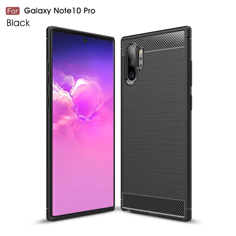 TOHONCASE For Samsung Galaxy Note 10 Pro Carbon Fiber Soft TPU Silicone Brushed Anti-knock Back Cover For Galaxy Note 10 Pro
TOHONCASE For Samsung Galaxy Note 10 Pro Carbon Fiber Soft TPU Silicone Brushed Anti-knock Back Cover For Galaxy Note 10 Pro
