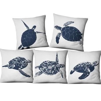 Marinr Ocean Style Sea turtle Throw Pillow turtle Cushion Cover Home Decor Blue Printed Linen Square Home Decor Pillowcase
Marinr Ocean Style Sea turtle Throw Pillow turtle Cushion Cover Home Decor Blue Printed Linen Square Home Decor Pillowcase