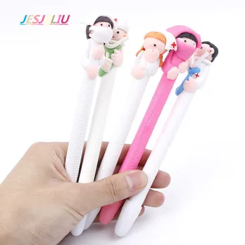 Hot 1pcs High Quality Creative Stationery Cute Doctor Nurse Polymer Caly Ball Pen Character Ballpoint Pen 
Hot 1pcs High Quality Creative Stationery Cute Doctor Nurse Polymer Caly Ball Pen Character Ballpoint Pen