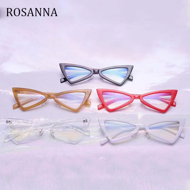 ROSANNA Hot Sale High Quality Cat Eye Glasses Frame Fashion BRAND DESIGN sexy Ladies Decoration Glasses Retro Eyeglass Frames
ROSANNA Hot Sale High Quality Cat Eye Glasses Frame Fashion BRAND DESIGN sexy Ladies Decoration Glasses Retro Eyeglass Frames