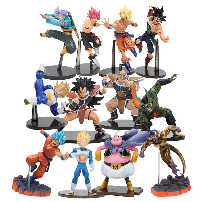 18cm SCultures Dragon Ball Z Resurrection Of F Super Saiyan son goku vegeta trunks Raditz nappa Action Figures Model Toy Doll
18cm SCultures Dragon Ball Z Resurrection Of F Super Saiyan son goku vegeta trunks Raditz nappa Action Figures Model Toy Doll