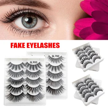 2019 New Style 5 Pairs Pack 3D Thick And Soft Fake Eyelashes False Lashes Black Nature Fluffy Long Soft Reusable MH88
2019 New Style 5 Pairs Pack 3D Thick And Soft Fake Eyelashes False Lashes Black Nature Fluffy Long Soft Reusable MH88