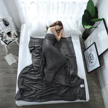 Cotton Weighted Gravity Blanket Glass Beads Relieve Stress Autism and Anxiety Disorders Sleep-conducive Cross-shaped Quilted
Cotton Weighted Gravity Blanket Glass Beads Relieve Stress Autism and Anxiety Disorders Sleep-conducive Cross-shaped Quilted