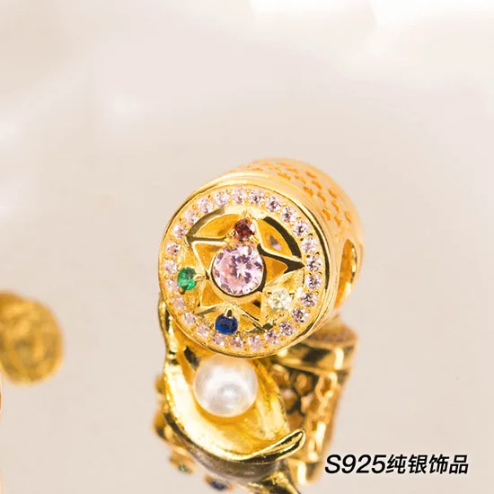1pc Sailor Moon R The Crystal Star Compact 925 Sterling Silver Bead for Bracelet 3D DIY Accessories N1
1pc Sailor Moon R The Crystal Star Compact 925 Sterling Silver Bead for Bracelet 3D DIY Accessories N1