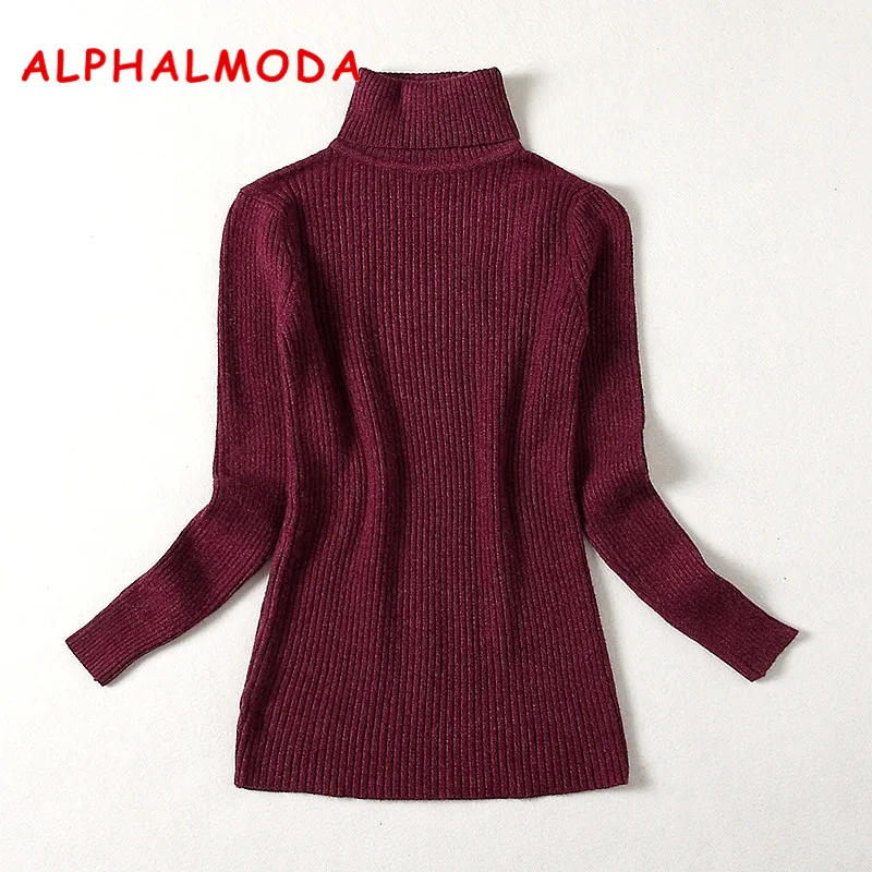 ALPHALMODA 2018 Winter Turtle Neck Pullovers High Quality Bottom Sweater Slim Fit Long-sleeved Solid Primary Jumper
ALPHALMODA 2018 Winter Turtle Neck Pullovers High Quality Bottom Sweater Slim Fit Long-sleeved Solid Primary Jumper