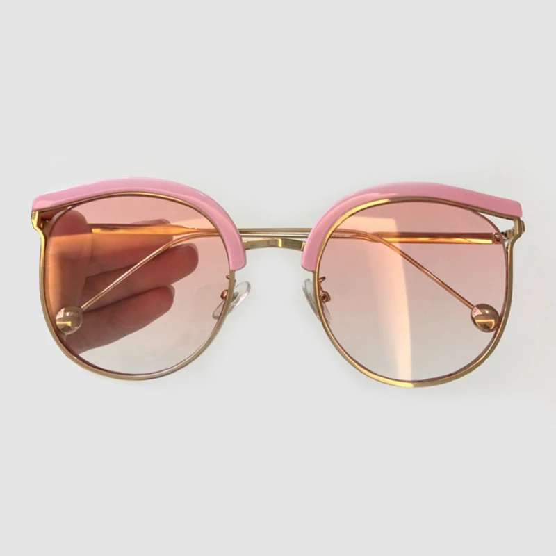 Round Lens Cat Eye Sunglasses for Women Brand Designer High Quality Oculos De Sol Feminino Vintage Fashion Eyewear with Box
Round Lens Cat Eye Sunglasses for Women Brand Designer High Quality Oculos De Sol Feminino Vintage Fashion Eyewear with Box