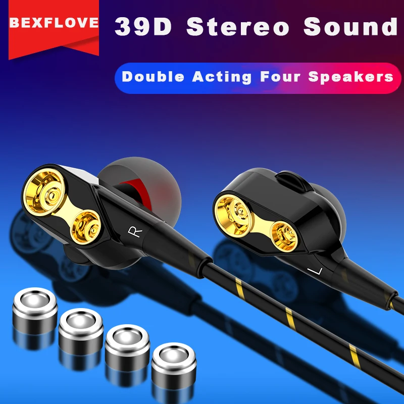 New Universal Headphone 3.5mm In Ear Stereo Earbuds for Xiaomi Sport Wired Earphone for Phone with Mic Double Speaker Headset
New Universal Headphone 3.5mm In Ear Stereo Earbuds for Xiaomi Sport Wired Earphone for Phone with Mic Double Speaker Headset