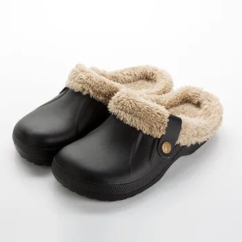 Winter Warm Slippers Men Indoor Shoes Cotton Pantoffels Casual Crocus Clogs With Fur Fleece Lining House Floor Slippers ME102
Winter Warm Slippers Men Indoor Shoes Cotton Pantoffels Casual Crocus Clogs With Fur Fleece Lining House Floor Slippers ME102