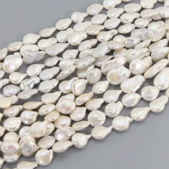 2 Strands/Pack Natural Freshwater Pearl Beads Coin Shape Pearl Strand 15.5" 13-18MM For DIY Necklace Jewelry Making LPS0012
2 Strands/Pack Natural Freshwater Pearl Beads Coin Shape Pearl Strand 15.5" 13-18MM For DIY Necklace Jewelry Making LPS0012