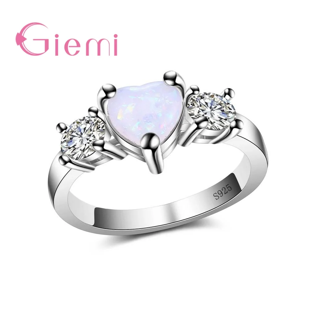 Modern Elegant Heart Opal Rings with 925 Sterling Silver Metal Band High Quality Jewelry for Women Engagement Anel
Modern Elegant Heart Opal Rings with 925 Sterling Silver Metal Band High Quality Jewelry for Women Engagement Anel