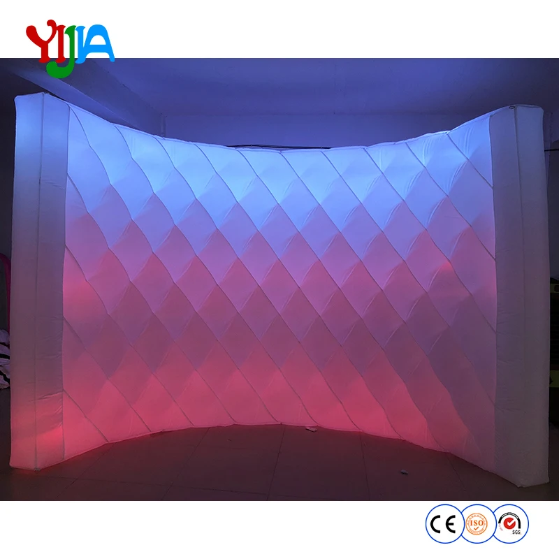 DHL Shipping 10ft L Bright Shining Diamond Shape Inflatable LED Wall PhotoBooth Backdrop Wall With LED Strips For Party Events
DHL Shipping 10ft L Bright Shining Diamond Shape Inflatable LED Wall PhotoBooth Backdrop Wall With LED Strips For Party Events