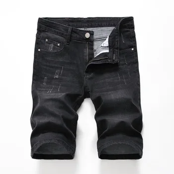 2020 Summer New Men's Black Denim Shorts Fashion Casual Individuality Hole Motorcycle Short Cotton Jeans Male Brand Clothes
2020 Summer New Men's Black Denim Shorts Fashion Casual Individuality Hole Motorcycle Short Cotton Jeans Male Brand Clothes