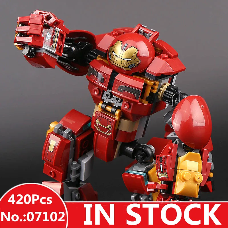 IN STOCK H&HXY 07102 420pcs The Avengers 3 Super Heroes Batman Iron Man Hulk Building Blocks Compatible 76104 Brick Toy
IN STOCK H&HXY 07102 420pcs The Avengers 3 Super Heroes Batman Iron Man Hulk Building Blocks Compatible 76104 Brick Toy