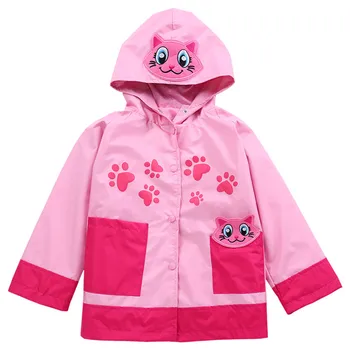 Kids Print Cartoon Cat Jacket Children Fashion Coat Baby Boys Girls Raincoat Spring Autumn Windproof Waterproof Coat For 2-6T
Kids Print Cartoon Cat Jacket Children Fashion Coat Baby Boys Girls Raincoat Spring Autumn Windproof Waterproof Coat For 2-6T
