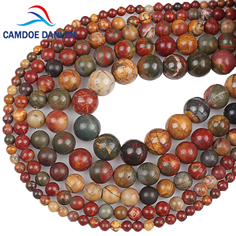 Beads Natural Stone Smooth Colorful Picasso Round Beads Red Turquoises 4 6 8 10 12 MM DIY Beads For Jewelry Making Accessories
Beads Natural Stone Smooth Colorful Picasso Round Beads Red Turquoises 4 6 8 10 12 MM DIY Beads For Jewelry Making Accessories