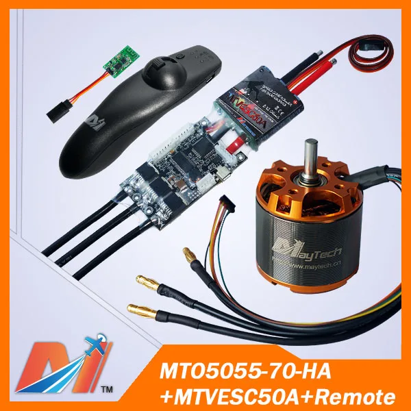 Maytech 10%OFF 5055 70KV mountainboard motor with 1pcs SuperESC based on VESC and remote control for skateboard
Maytech 10%OFF 5055 70KV mountainboard motor with 1pcs SuperESC based on VESC and remote control for skateboard