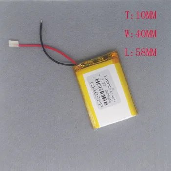 3.7 V Polymer Lithium Battery 104058 Video Communication Launch Module Camera Intercom 3000mAh
3.7 V Polymer Lithium Battery 104058 Video Communication Launch Module Camera Intercom 3000mAh
