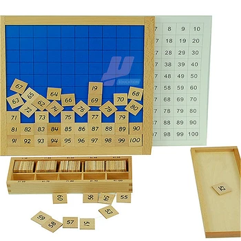 Montessori 1-100 continuous number board plus box International Edition Early education teaching aids genuine extra custom board
Montessori 1-100 continuous number board plus box International Edition Early education teaching aids genuine extra custom board