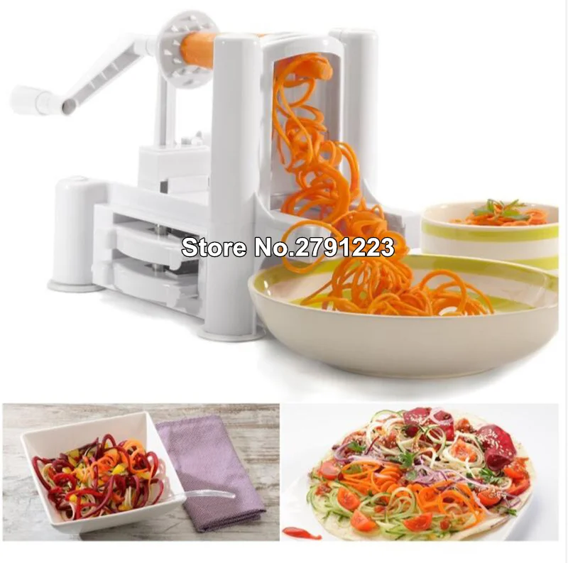 3 in 1 Tri-Blade Slicer Vegetable Spiral Cutter Mandoline Chopper Household Essential Cooking Tools Kitchen Spiralizer Knife
3 in 1 Tri-Blade Slicer Vegetable Spiral Cutter Mandoline Chopper Household Essential Cooking Tools Kitchen Spiralizer Knife