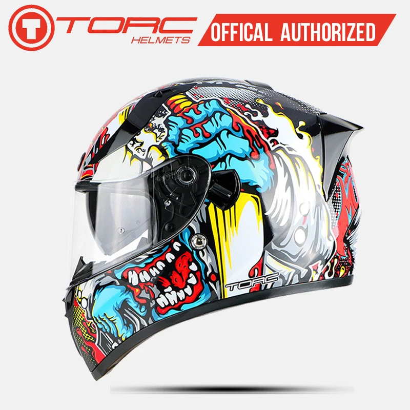New Arrival TORC Motorcycle Helmet Fashion Design Full Face Racing Helmets ECE DOT Approved Capacete Casco Casque Moto
New Arrival TORC Motorcycle Helmet Fashion Design Full Face Racing Helmets ECE DOT Approved Capacete Casco Casque Moto