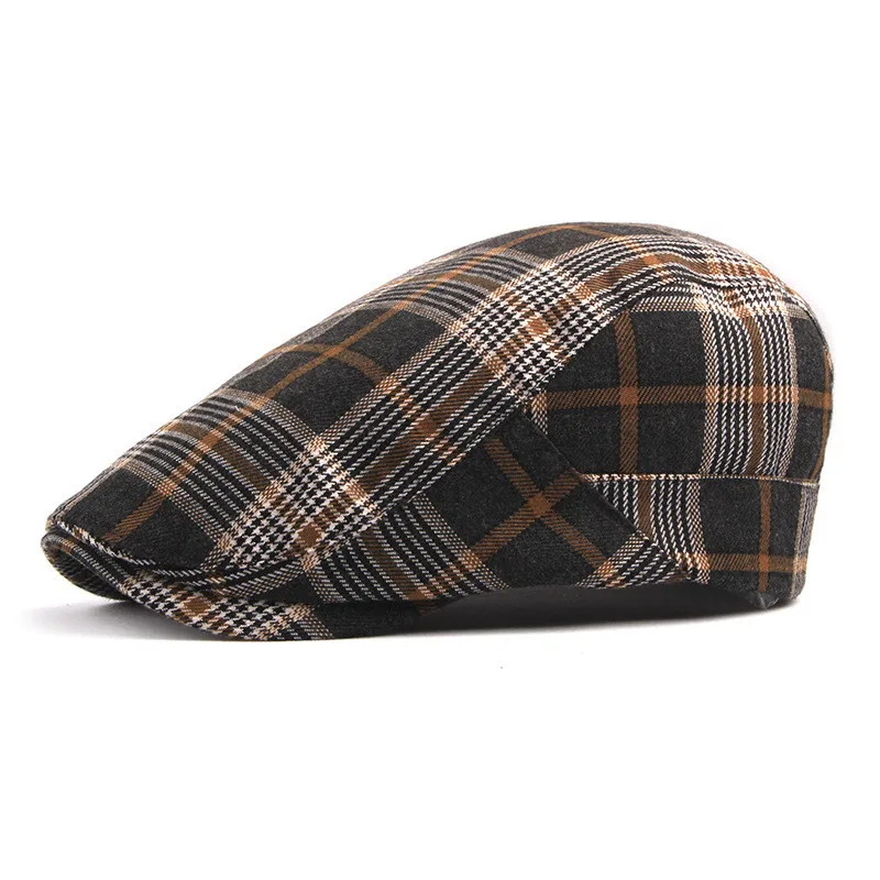 2019 Autumn Winter Men Cap Hats Berets British Western Style Wool Advanced Flat Ivy Cap Classic Vintage Striped Beret Cap
2019 Autumn Winter Men Cap Hats Berets British Western Style Wool Advanced Flat Ivy Cap Classic Vintage Striped Beret Cap