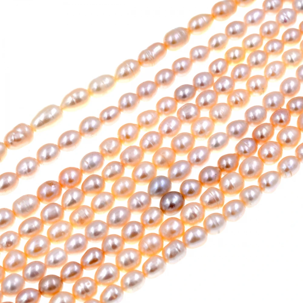Светильник Сины из жемчуга 5 6 мм светло розовые|freshwater pearl beads|pearl beadsbead strands |