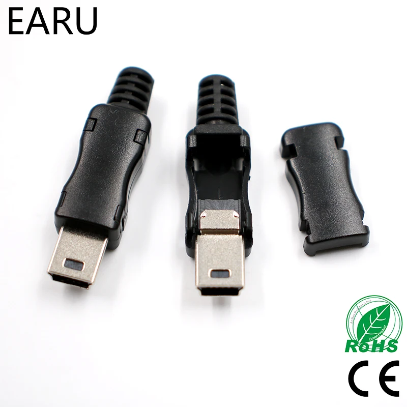 10pcs Mini USB 5 Pin T Port Male Plug Socket Connector Plastic Cover for DIY Dropshipping Top Sale SDA Data Cable Wire Line
10pcs Mini USB 5 Pin T Port Male Plug Socket Connector Plastic Cover for DIY Dropshipping Top Sale SDA Data Cable Wire Line