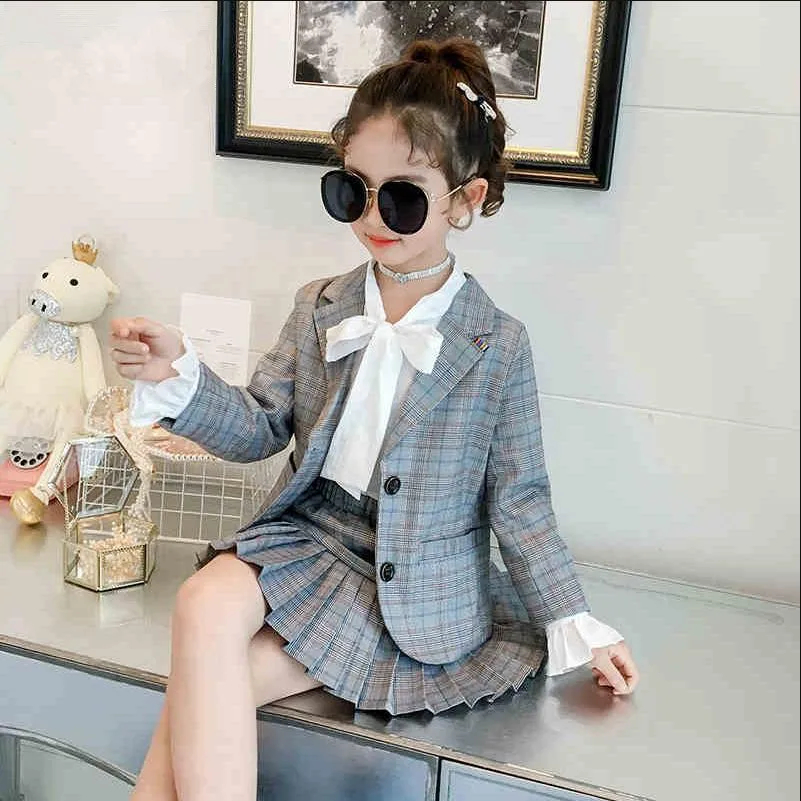 Children's Blazer Sets Baby Girls Clothes 2019 Spring Summer New Girls Blazer+Skirt 2PCS Sets British Style Short Skirt Y1020
Children's Blazer Sets Baby Girls Clothes 2019 Spring Summer New Girls Blazer+Skirt 2PCS Sets British Style Short Skirt Y1020