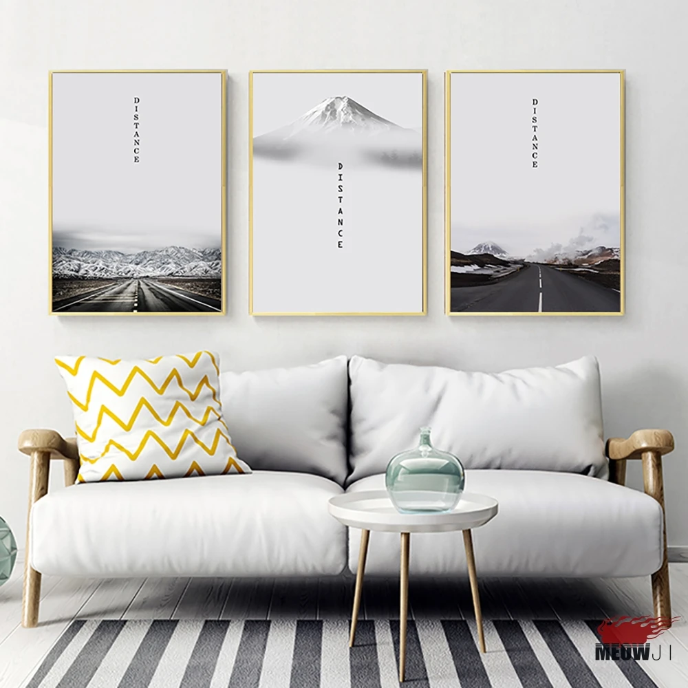 Posters Wall Art Printed Canvas Painting For Living Room Nordic Decoration Distance Landscape Highway Wall Decor Picture
Posters Wall Art Printed Canvas Painting For Living Room Nordic Decoration Distance Landscape Highway Wall Decor Picture