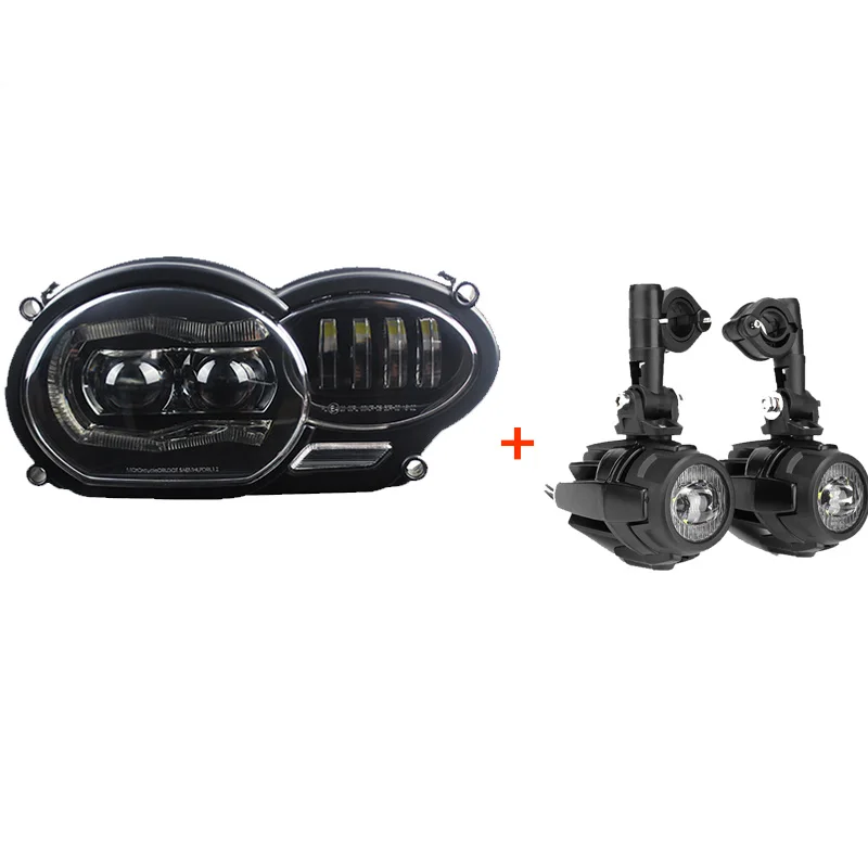 Motos Accessories LED Headlight Assembly with DRL Original Complete and LED Auxiliary Fog Light for BMW R 1200 GS 2008 2009 2011
Motos Accessories LED Headlight Assembly with DRL Original Complete and LED Auxiliary Fog Light for BMW R 1200 GS 2008 2009 2011