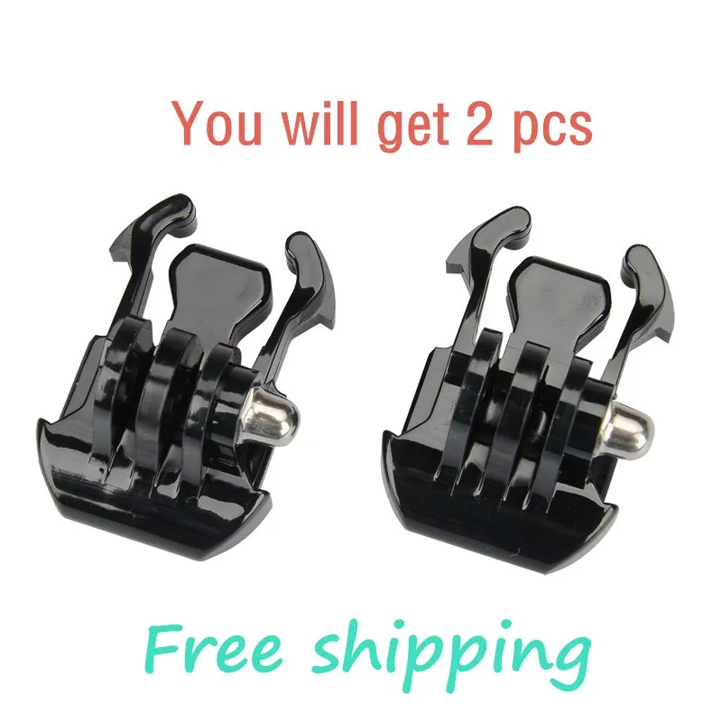 2 Pieces Quick Release Buckle Basic Mount Flat Base Mount Helmet Chest Strap Mount Adapter for Gopro Hero 4 3+ 3 2 SJCAM
2 Pieces Quick Release Buckle Basic Mount Flat Base Mount Helmet Chest Strap Mount Adapter for Gopro Hero 4 3+ 3 2 SJCAM