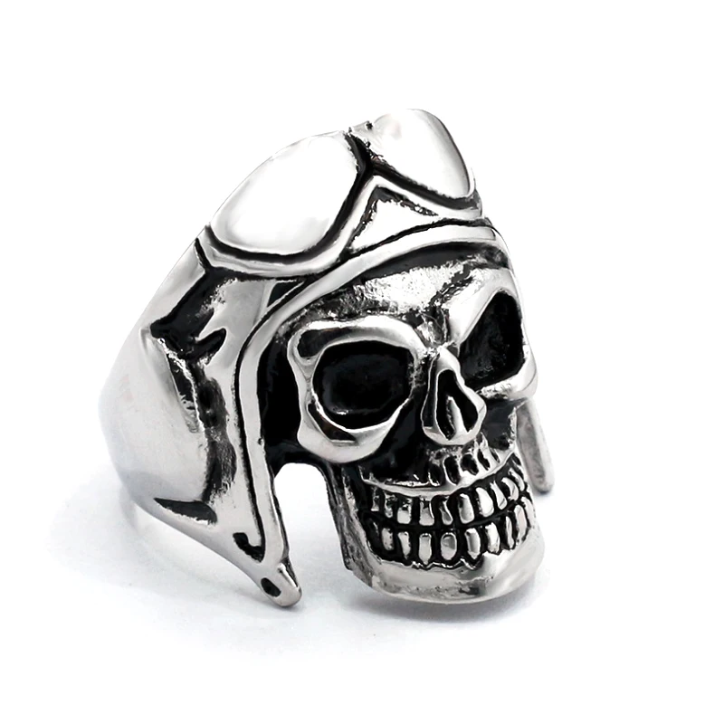 2019 New Retro Vintage Stainless Steel Retro pilot Skull Ring Men Jewelry Wholesale High Quality Skeleton Male ring Rings
2019 New Retro Vintage Stainless Steel Retro pilot Skull Ring Men Jewelry Wholesale High Quality Skeleton Male ring Rings