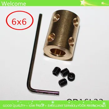 5sets OD16L22 6x6mm Brass Rigid Tube Coupler 6mm to 6mm Stepper Motor Flexible Coupling Accessories for Mold Metal Mechanical
5sets OD16L22 6x6mm Brass Rigid Tube Coupler 6mm to 6mm Stepper Motor Flexible Coupling Accessories for Mold Metal Mechanical