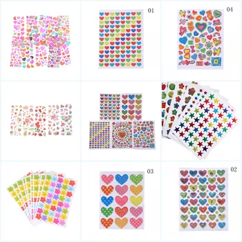 10 Sheets Mixed Heart Star Flower Cartoon Bubble Stickers Children Kids Girls Boys Cartoon Stickers Decoration Christmas Gift
10 Sheets Mixed Heart Star Flower Cartoon Bubble Stickers Children Kids Girls Boys Cartoon Stickers Decoration Christmas Gift