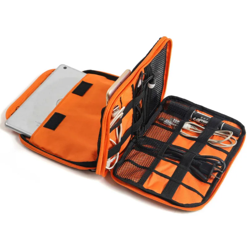 S/M Double Layer Digital Storage Bag Portable Travel Electronic Organizer Bag for USB Earphone Cable Devices
S/M Double Layer Digital Storage Bag Portable Travel Electronic Organizer Bag for USB Earphone Cable Devices