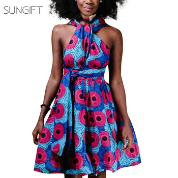 SUNGIFT African Style Dress For Women Dashiki African Print Short Dress Polyester Mix Color Sexy Bandeau Neckline Summer Dresses
SUNGIFT African Style Dress For Women Dashiki African Print Short Dress Polyester Mix Color Sexy Bandeau Neckline Summer Dresses