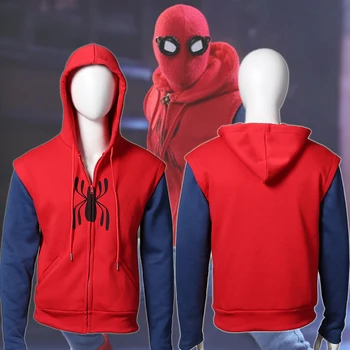 Spider Man Homecoming Hoodies Coplay Peter Parker Costume Superhero Pullover Coat Men Sweatshirt Long Sleeve SpiderMan Jacket
Spider Man Homecoming Hoodies Coplay Peter Parker Costume Superhero Pullover Coat Men Sweatshirt Long Sleeve SpiderMan Jacket