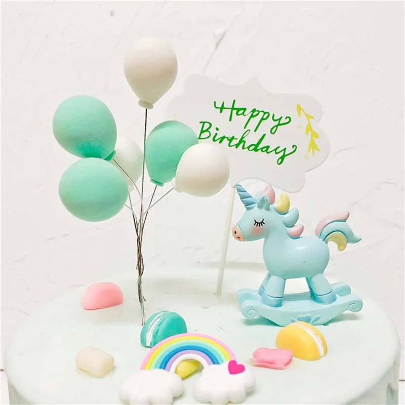 6pcs/set Pure Black White Pink Blue Orange Purple Clay Balloon Cake Topper for Party cake Decoration Supplie
6pcs/set Pure Black White Pink Blue Orange Purple Clay Balloon Cake Topper for Party cake Decoration Supplie